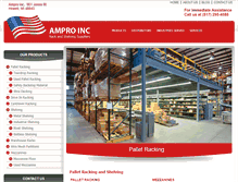 Tablet Screenshot of amproinc.com